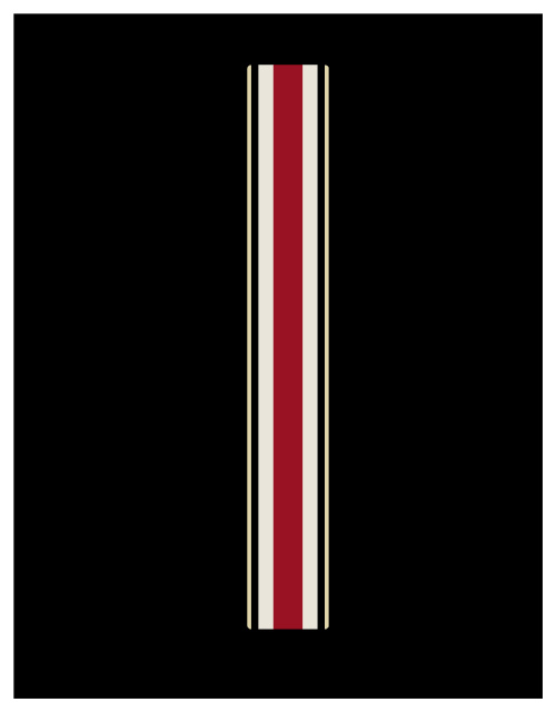 Ohio State Multi Stripe for mini football helmets